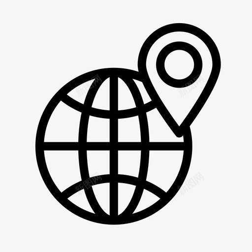 全球位置地球地图svg_新图网 https://ixintu.com 全球 位置 地球 地图 世界 聊天 天和 社交 网络