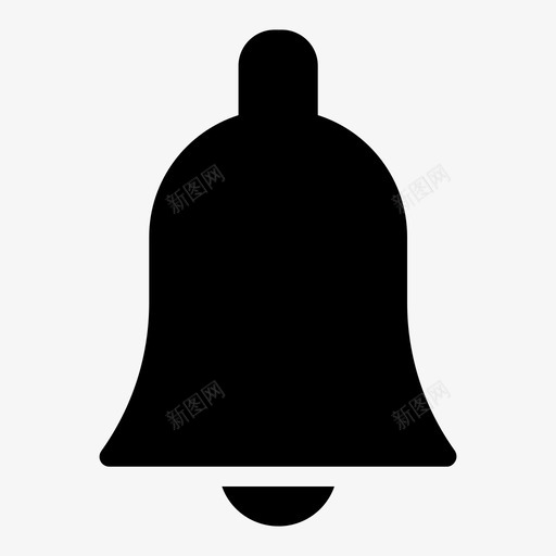 铃声警报媒体svg_新图网 https://ixintu.com 媒体 社交 铃声 警报 通知