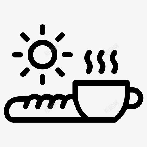 早上好法式面包早餐svg_新图网 https://ixintu.com 法式 面包 早上 上好 早餐 咖啡