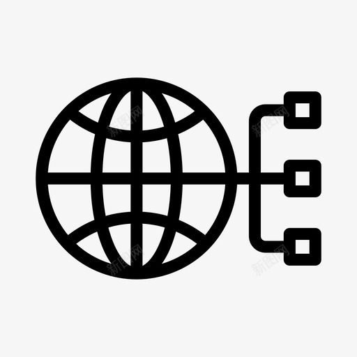 全球连接网络世界svg_新图网 https://ixintu.com 全球 连接 网络 世界 人力资源 字形