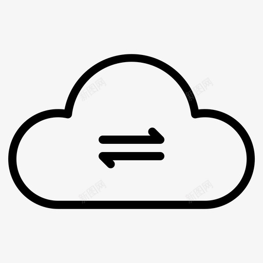 云交易商务计算svg_新图网 https://ixintu.com 交易 交易商 商务 计算 流量 云计算