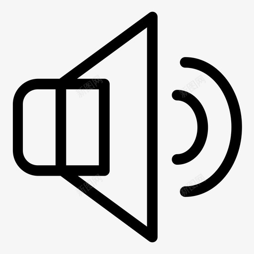 扬声器铃声图像svg_新图网 https://ixintu.com 扬声器 铃声 图像 音乐