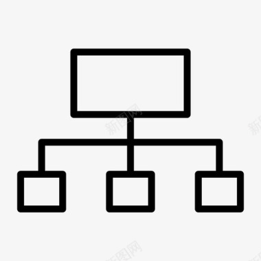 网络连接图表图形图标