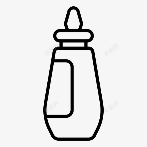番茄酱瓶塑料瓶番茄酱svg_新图网 https://ixintu.com 番茄酱 塑料瓶 食品饮料 系列 矢量 矢量图 图标