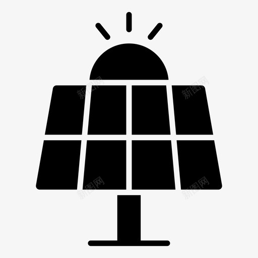 太阳能板光伏电池太阳能电池svg_新图网 https://ixintu.com 太阳能 板光伏 电池 太阳能电池 系统 农业 字形 矢量 矢量图 图标