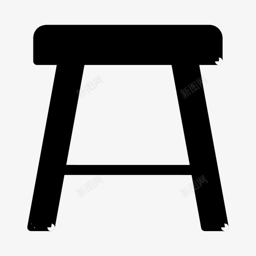 凳子物品家具svg_新图网 https://ixintu.com 家具 内饰 凳子 物品 桌子