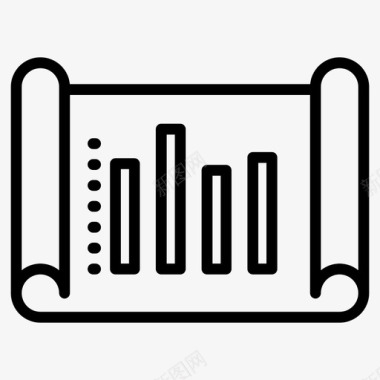 报表图形文档纸张图标