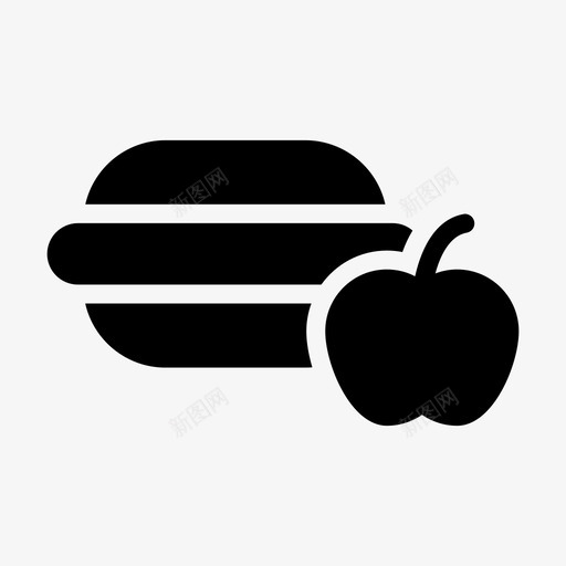 健康食品苹果吃svg_新图网 https://ixintu.com 健康食品 苹果 吃水 水果 婴儿 玩具 字形