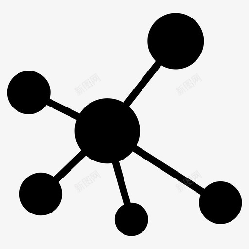 原子键细胞svg_新图网 https://ixintu.com 原子 细胞 分子 网络教育 科学 字形