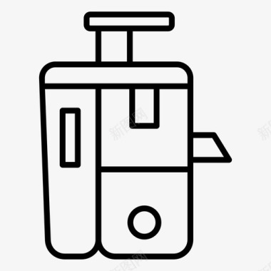 榨汁机搅拌机研磨机图标