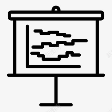 演示板图表统计图标