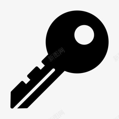 钥匙锁房子私人图标
