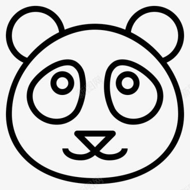 熊猫熊中国图标