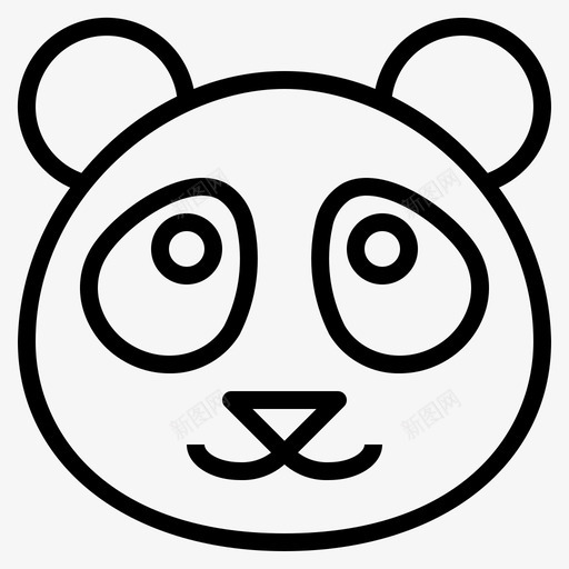 熊猫熊中国svg_新图网 https://ixintu.com 新年 熊猫熊 猫熊 中国 年中国 大纲