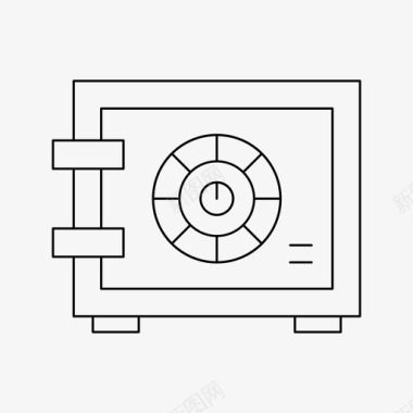 保险库金融保险箱图标