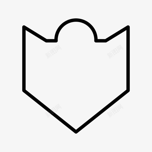 盾牌徽章标签svg_新图网 https://ixintu.com 徽章 盾牌 标签 护盾行