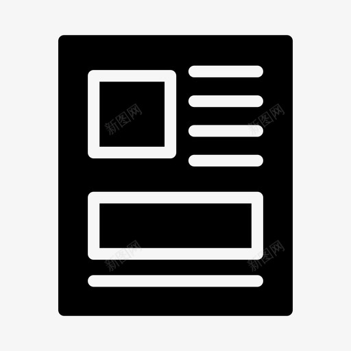 简历文档布局svg_新图网 https://ixintu.com 简历 文档 布局 页面 模板 项目管理 字形
