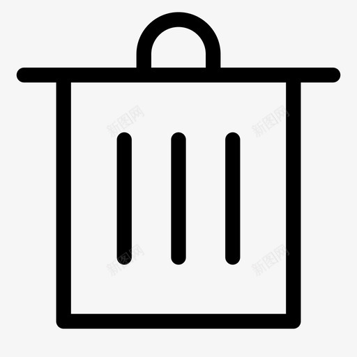 垃圾箱回收站ui设计卷5svg_新图网 https://ixintu.com 垃圾箱 回收站 设计
