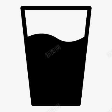 玻璃水饮料果汁图标