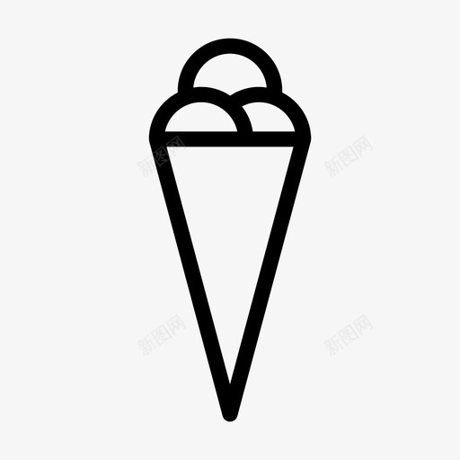 冰淇淋蛋卷美味甜蜜svg_新图网 https://ixintu.com 冰淇淋 蛋卷 美味 甜蜜 酒店 旅游线路 字形