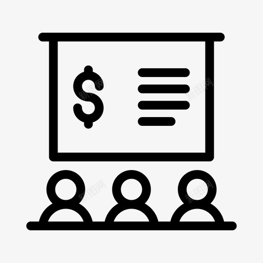 演示板会议会议员工svg_新图网 https://ixintu.com 会议 演示 会议员 员工 业务 分析 字形