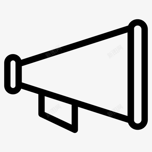 扬声器警报公告svg_新图网 https://ixintu.com 喊叫 扬声器 警报 公告 用户 界面设计 第五 五卷