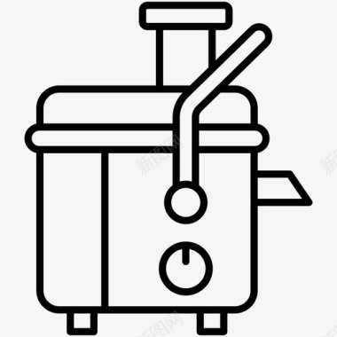 榨汁机搅拌机家用电器图标
