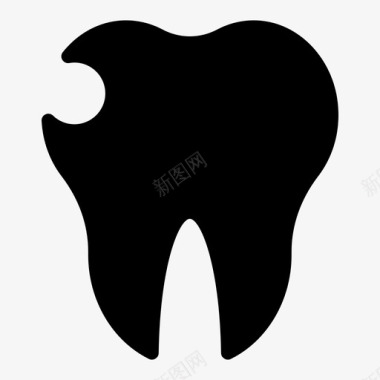 断牙牙科医学图标