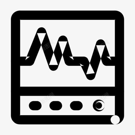 脉搏监护仪救生索医疗医院svg_新图网 https://ixintu.com 脉搏 监护仪 救生索 医疗 医院