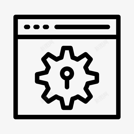 浏览器设置键孔配置锁定svg_新图网 https://ixintu.com 浏览器 设置 键孔 配置 锁定 安全性 字形