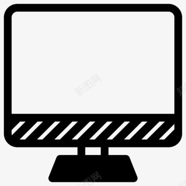 桌面显示器lcdpc图标