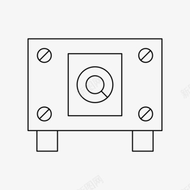 保险库金融保险箱图标