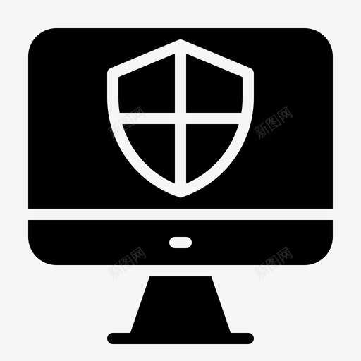 防病毒漏洞防护svg_新图网 https://ixintu.com 防护 网页 设计开发 防病毒 漏洞 防护网 字形
