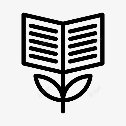 成长阅读书籍教育svg_新图网 https://ixintu.com 成长 阅读 教育 书籍 增长 学校 字形