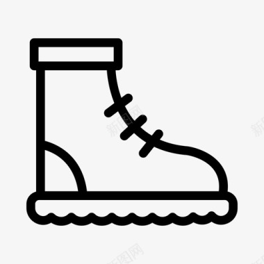 靴子服装时尚图标