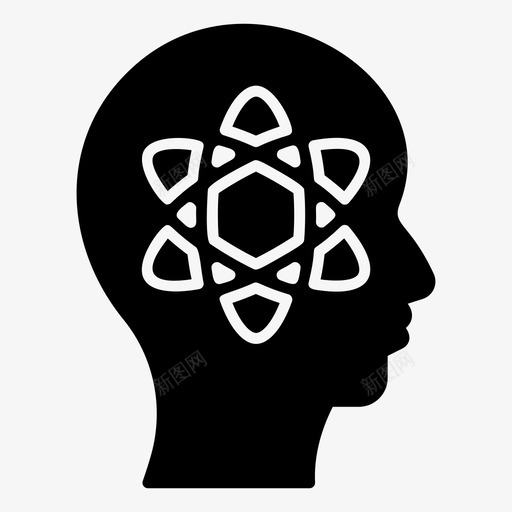 心智能力提升心智潜能svg_新图网 https://ixintu.com 心智 能力 提升 潜能 思维 过程 字形 向量 图标