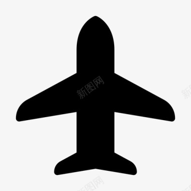飞机飞行技术图标