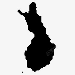 芬兰地图芬兰赫尔辛基地图高清图片