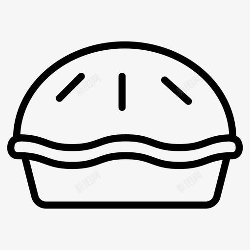 派松饼美味甜点svg_新图网 https://ixintu.com 甜点 派松 饼派 松饼 美味 食物 字形