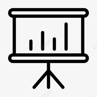 演示板图表图表统计图标