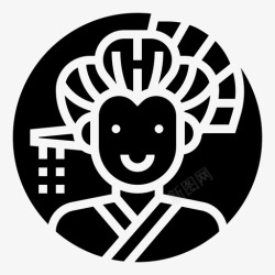 日本头像日本女人国家头像高清图片