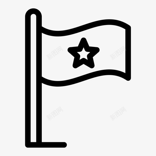 旗帜标志设计游戏svg_新图网 https://ixintu.com 旗帜 游戏 标志 标志设计 挥舞 设计 字形