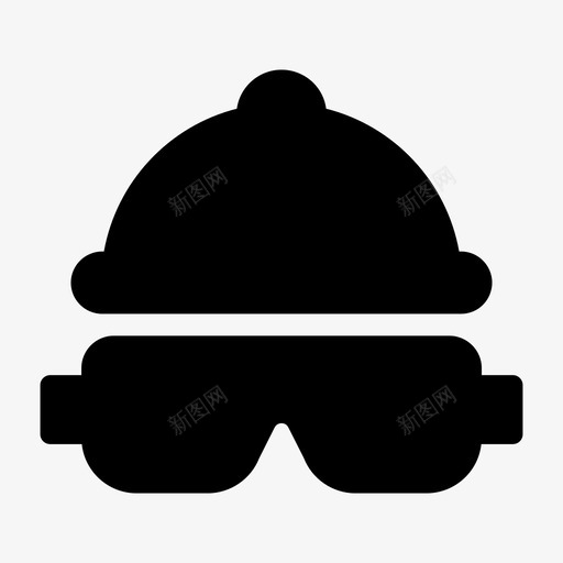 头盔眼镜建筑帽子svg_新图网 https://ixintu.com 头盔 眼镜 建筑 帽子 工人 施工 符号