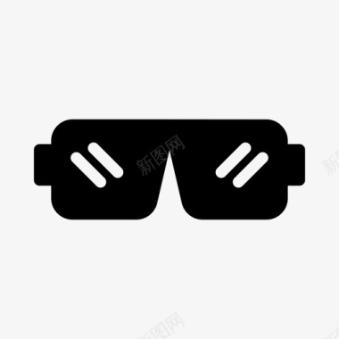 眼镜护目镜技术图标