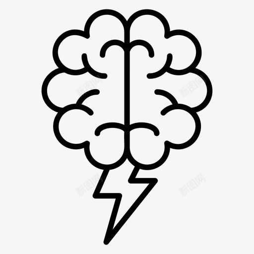头脑风暴大脑的想法创造性的大脑svg_新图网 https://ixintu.com 创造 创造性 商业 大脑 头脑 思维能力 思考 性的 想法 轮廓 金融 风暴