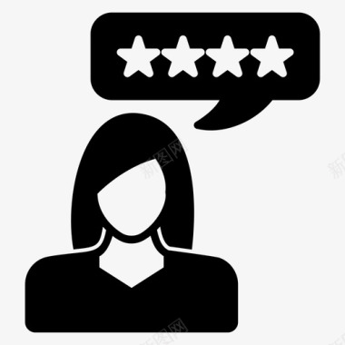 客户评论客户反馈客户响应图标