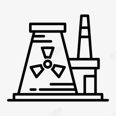 发电厂能源工业图标