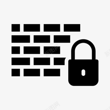 墙锁专用保护图标