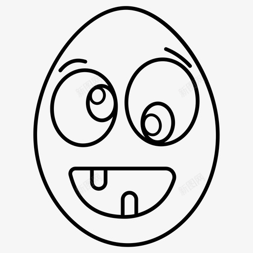 书呆子蛋装饰蛋复活节蛋svg_新图网 https://ixintu.com 书呆子 复活节 装饰 可食用 蛋壳 彩蛋 向量 图标