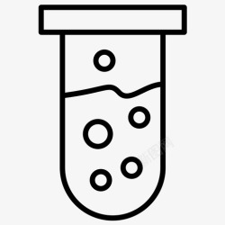 加化学试管化学科学加粗线条集394高清图片